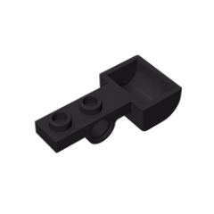 GOBRICKS GDS-1329 Modified 1 x 2 with Pin Hole and Bucket - YWOBB