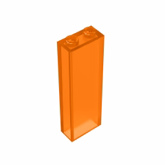 GOBRICKS GDS-740 Brick 1 x 2 x 5 - Blocked Open Studs or Hollow Studs - YWOBB
