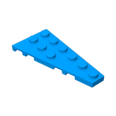 GOBRICKS GDS-550  Plate 6 x 3 Right - YWOBB