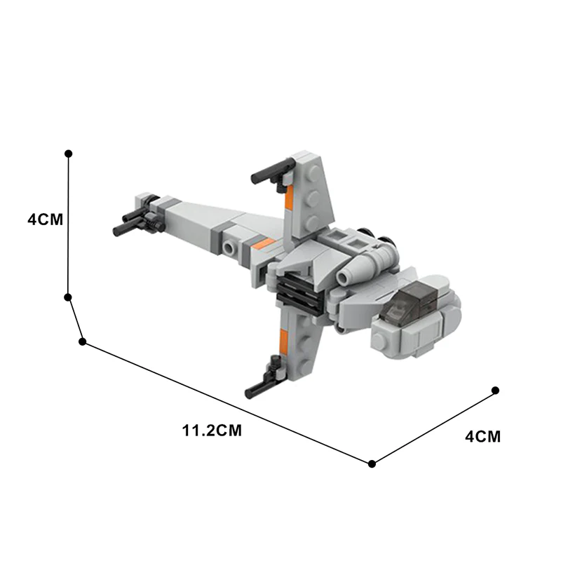 GOBRICKS MOC 32286 Micro Rebel Starfighters - YWOBB