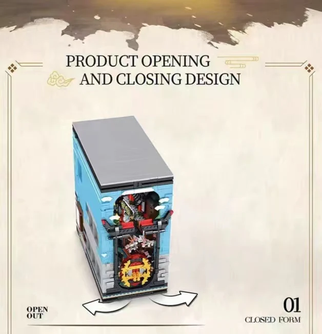 Reobrix 66029 The Book of Ninja World with Lights - YWOBB