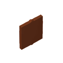 GOBRICKS GDS-791 Glass for Window 1 x 2 x 2 Flat Front - YWOBB