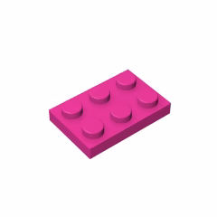 GOBRICKS GDS-510 Plate 2 x 3 - YWOBB