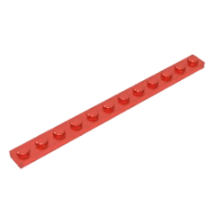 GOBRICKS GDS-508 Plate 1 x 12 - YWOBB