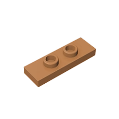 GOBRICKS GDS-1504 Modified 1 x 3 with 2 Studs - YWOBB