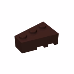 GOBRICKS GDS-594 Wedge 3 x 2 Left - YWOBB