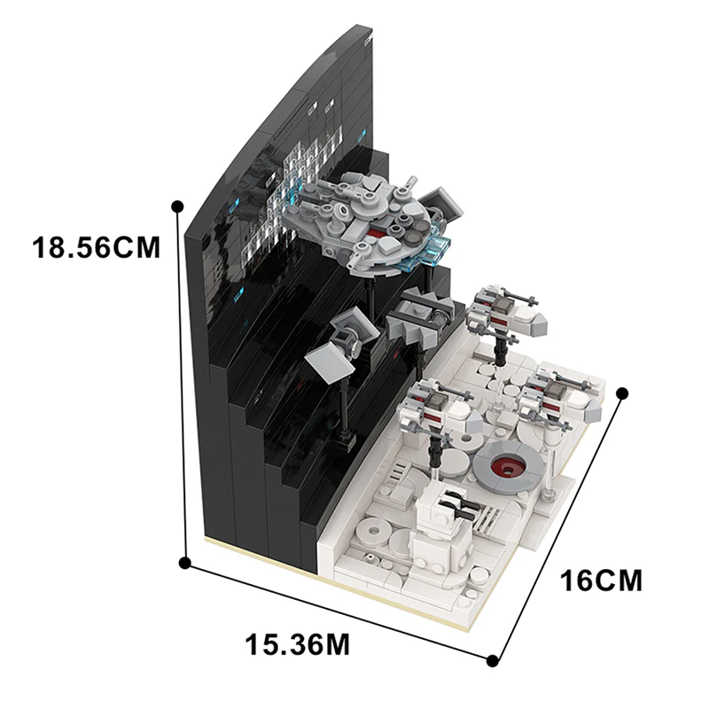GOBRICKS MOC A0156Y04 Micro Episode IV :BATTLE - YWOBB