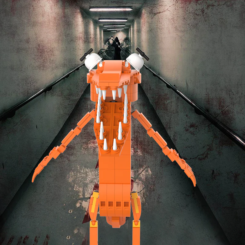 GOBRICKS MOC A0021 Rainbow Friends-Orange - YWOBB