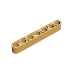 GOBRICKS GDS-665 Liftarm Thick 1 x 7 - YWOBB