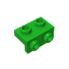 GOBRICKS GDS-640 Bracket 1 x 2 - 1 x 2 - YWOBB