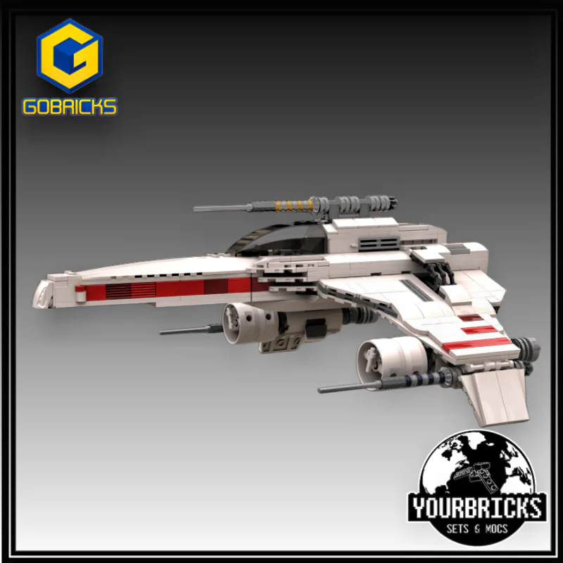 YOURBRICKS 30003 Star Plan E-Wing Starfighter MOC 50114 - YWOBB