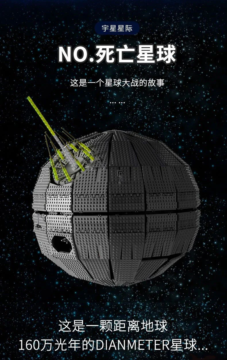 Mould King 21034 Death Star - YWOBB