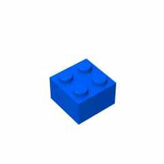 GOBRICKS GDS-540 Brick 2 x 2 - YWOBB