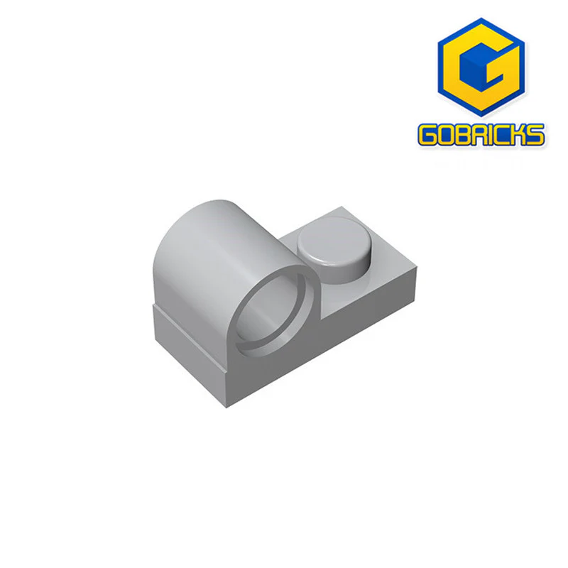 GOBRICKS GDS-811 Modified 1 x 2 with Pin Hole on Top - YWOBB