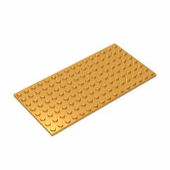 GOBRICKS GDS-529 Plate 8 x 16 - YWOBB