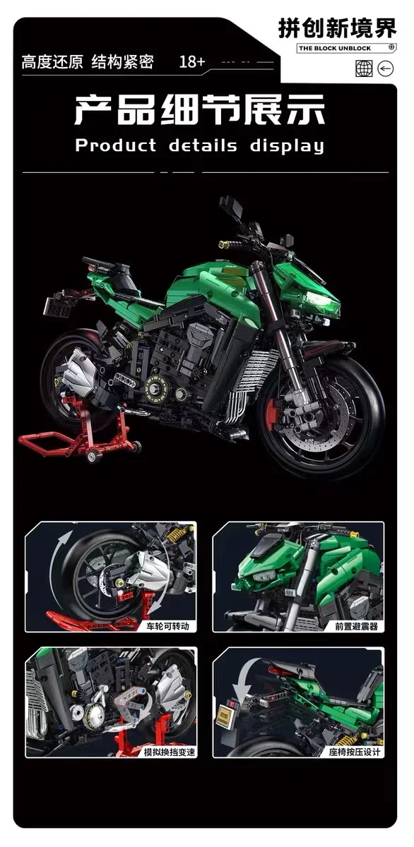 PANLOS 672107 1:5 Kawasaki Z1000 - YWOBB