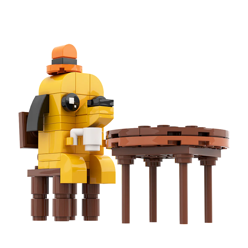GOBRICKS MOC A0447Y02 this is fine dog - YWOBB