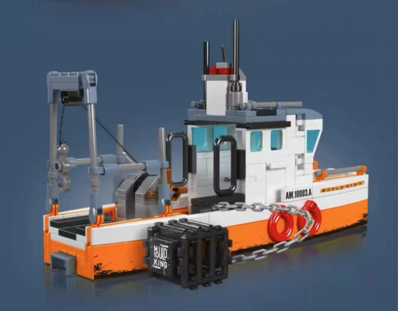 Mould King 10083 multi-purpose lifeboat - YWOBB