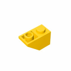 GOBRICKS GDS-597 Inverted 45 2 x 1 - YWOBB