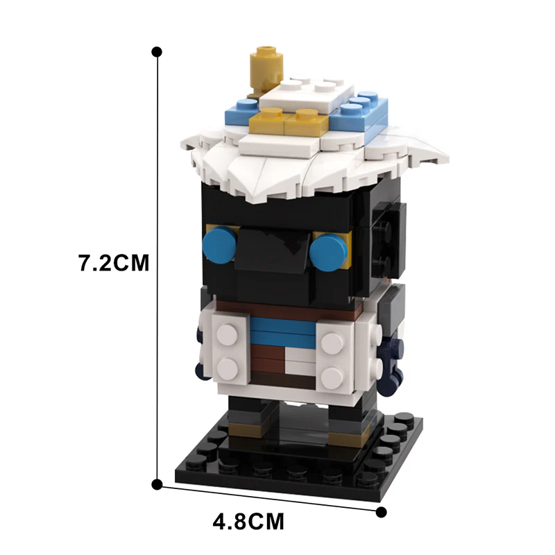 GOBRICKS MOC 116271 VALORANT Cypher Brickheadz - YWOBB