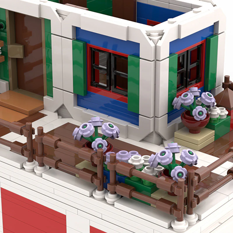 MOC 75865 Tears of the Kingdom of Zelda, Hashima Village - YWOBB