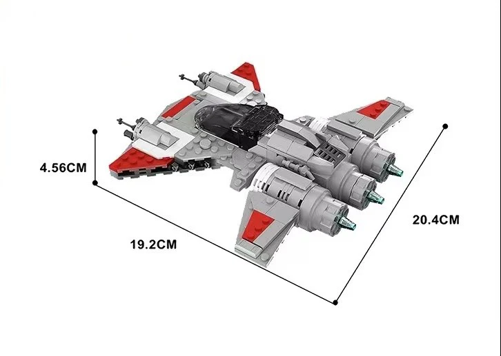 GOBRICKS MOC 140834 Pirate Snubfighter - YWOBB