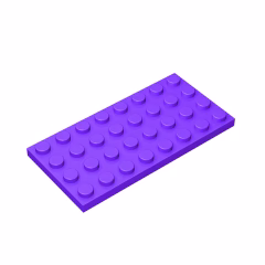 GOBRICKS GDS-521 Plate 4 x 8 - YWOBB
