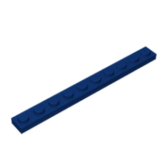 GOBRICKS GDS-507 Plate 1 x 10 - YWOBB
