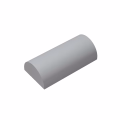 GOBRICKS GDS-1115 Curved 2 x 4 Double - YWOBB