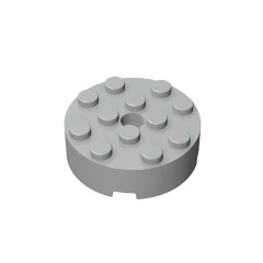 GOBRICKS GDS-952 Brick, Round 4 x 4 with Hole - YWOBB