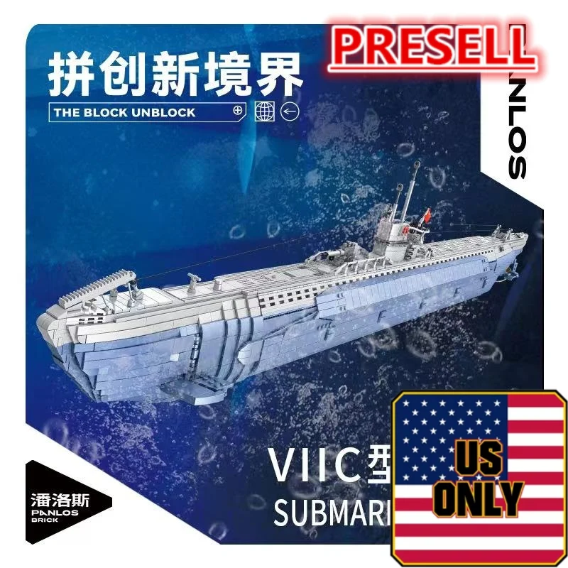 PANLOS 628011 VIIC U-552 Submarine OVP US Warehouse Version - YWOBB