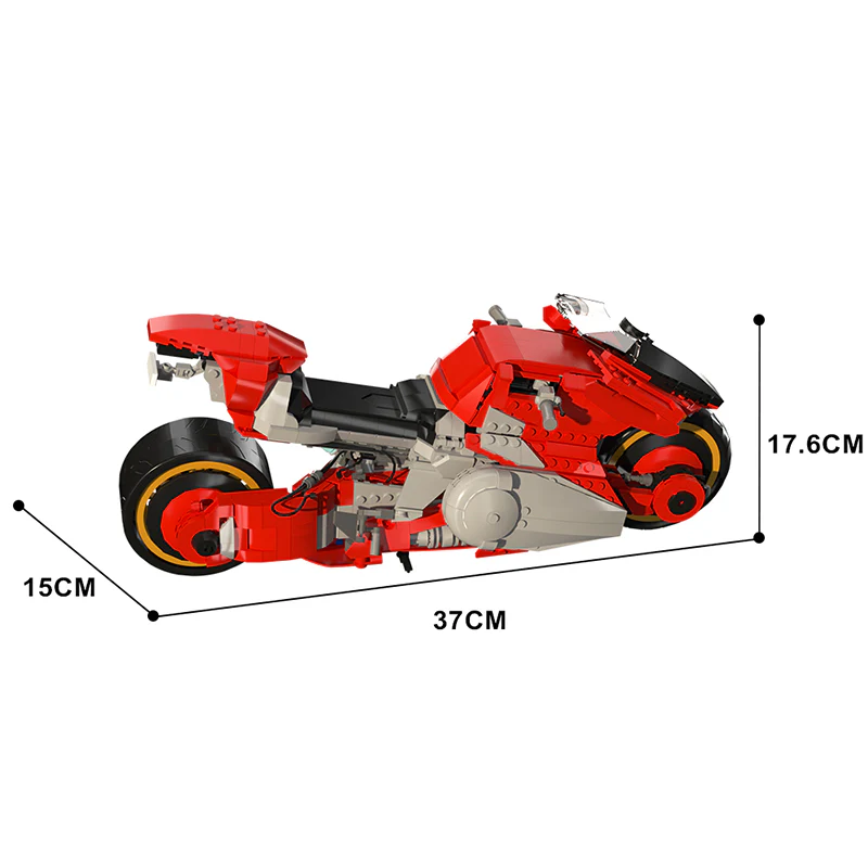 GOBRICKS MOC 133770 cyberpunk 2077 bike - YWOBB