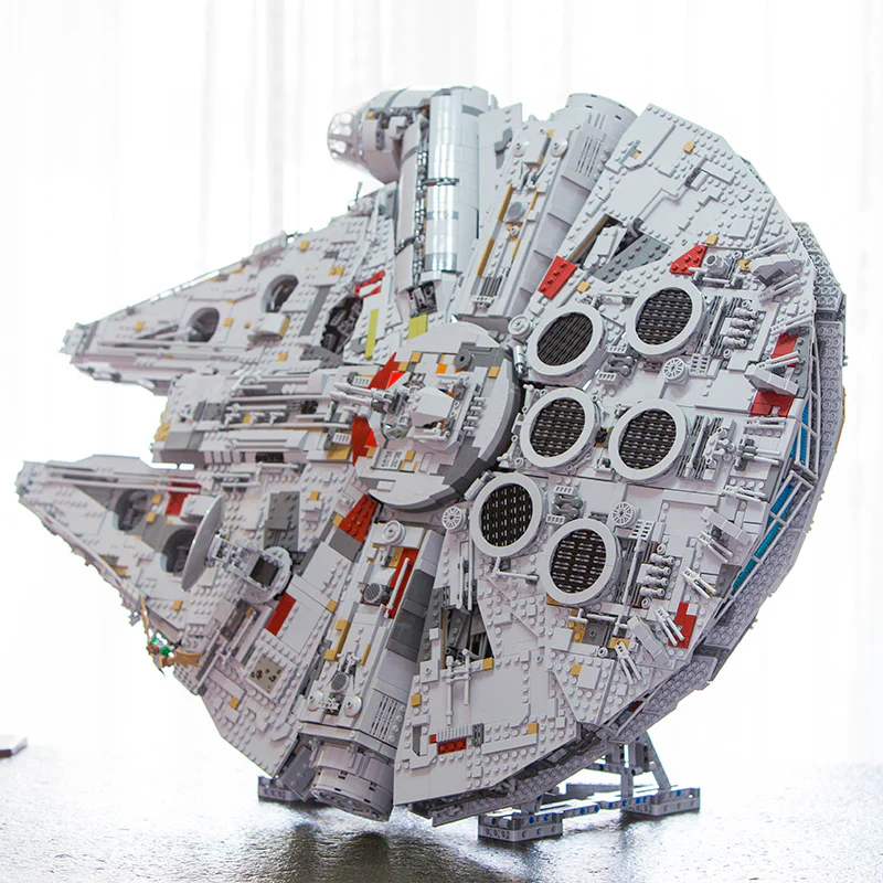 YOURBRICKS 30002 Efferman's Vertical Stand for Millennium Falcon 75192 MOC 10219 - YWOBB