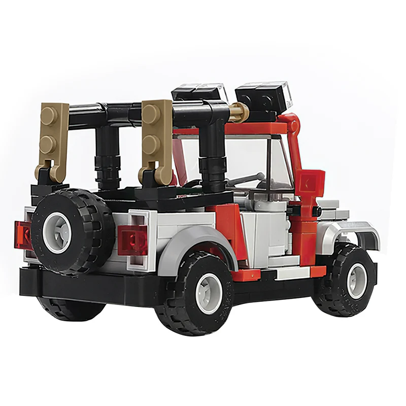 GOBRICKS MOC 25926 Jurassic Park Staff Jeep - YWOBB