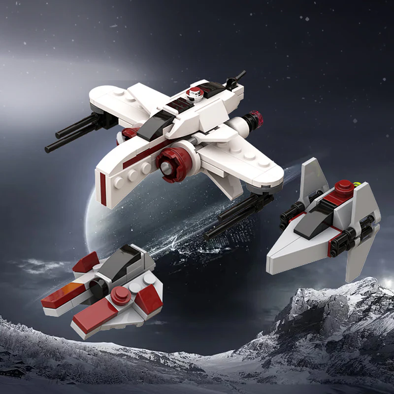 GOBRICKS MOC 48786 republic fighter squadron - YWOBB