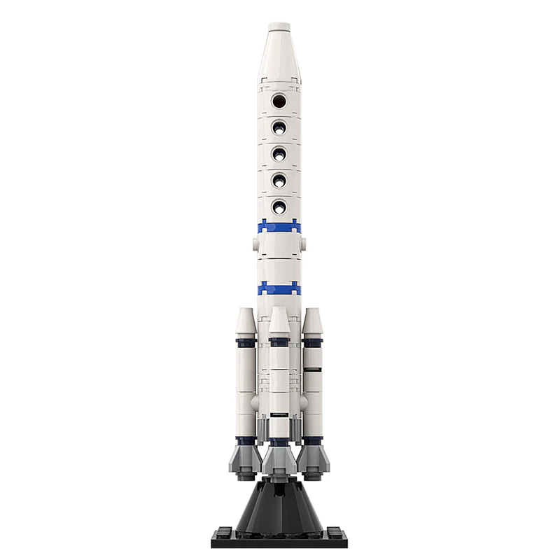 GOBRICKS MOC A0158 Long March rocket - YWOBB