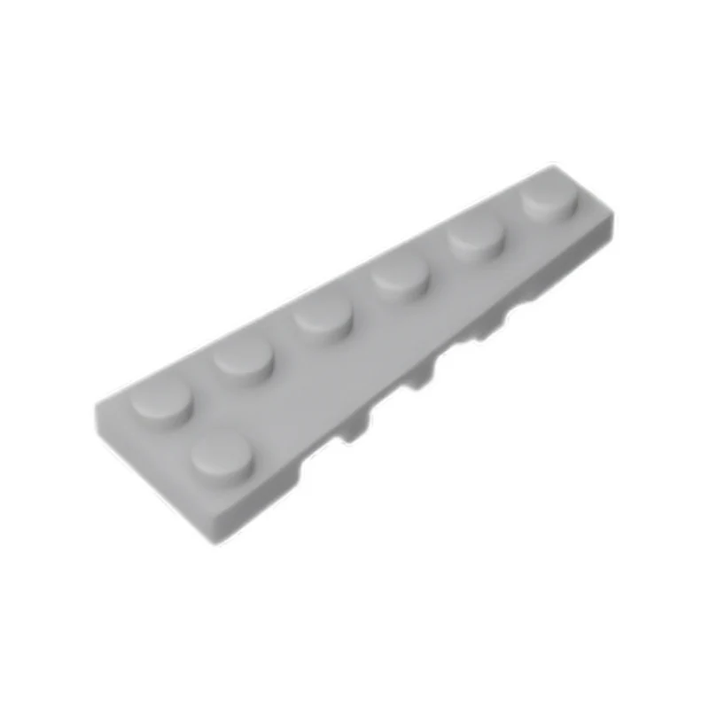 GOBRICKS GDS-2143 Wedge Plate 6 x 2 Right - YWOBB