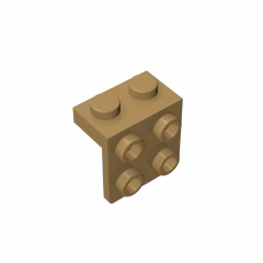 GOBRICKS GDS-641 Bracket 1 x 2 - 2 x 2 - YWOBB