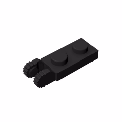 GOBRICKS GDS-821 Hinge Plate 1 x 2 Locking with 2 Fingers on End - YWOBB