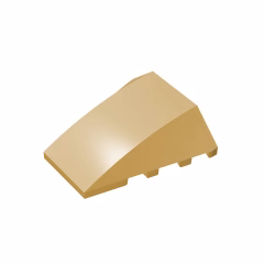 GOBRICKS GDS-730 Wedge 4 x 4 No Studs - YWOBB