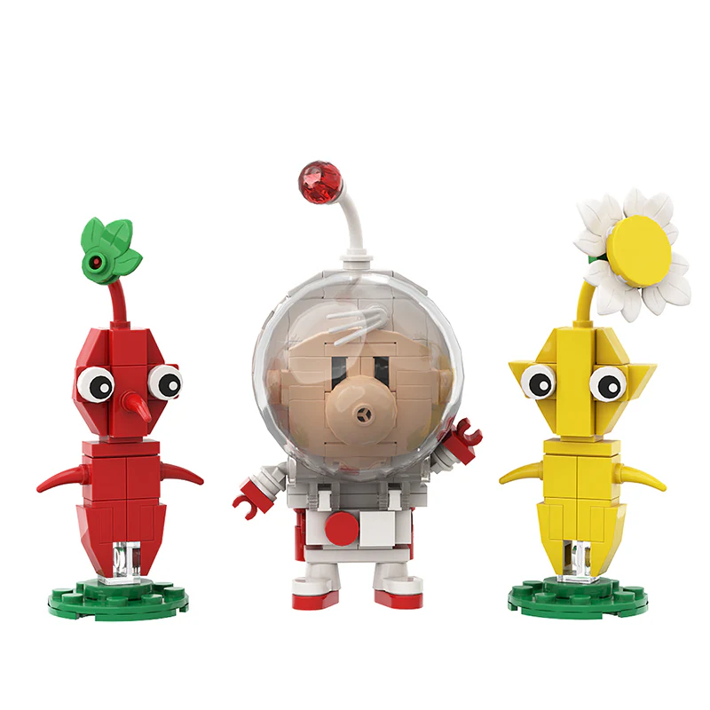 GOBRICKS MOC A1078Y01 Pikmin 01 - YWOBB