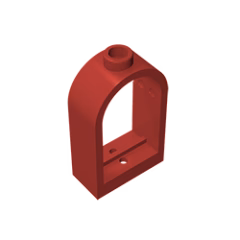 GOBRICKS GDS-872 Window 1 x 2 x 2 2/3 with Rounded Top - YWOBB