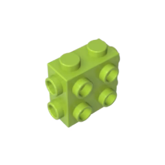 GOBRICKS GDS-90082 Brick Modified 1 x 2 x 1 2/3 with Studs on Side and Ends - YWOBB