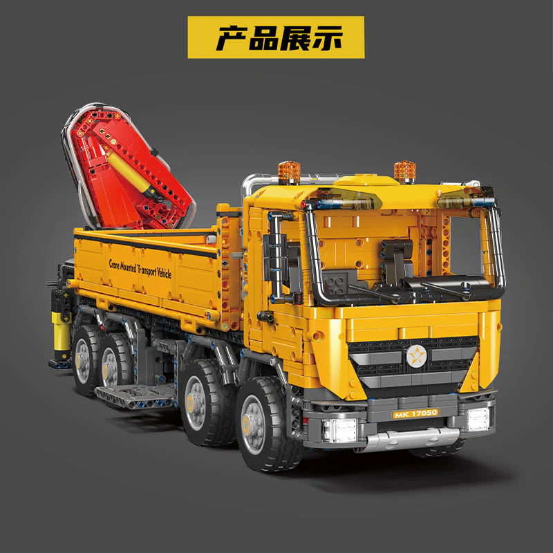 Mould King 17050 Actros Self-Loading Crane - YWOBB