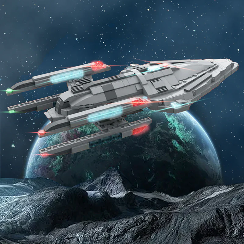GOBRICKS MOC 124963 Star Trek. USS Prometheus - YWOBB
