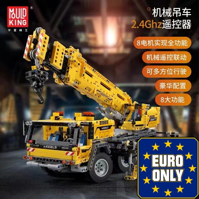 Mould King 13107 RC Mobile Crane Mk II OVP EU Warehouse Version - YWOBB