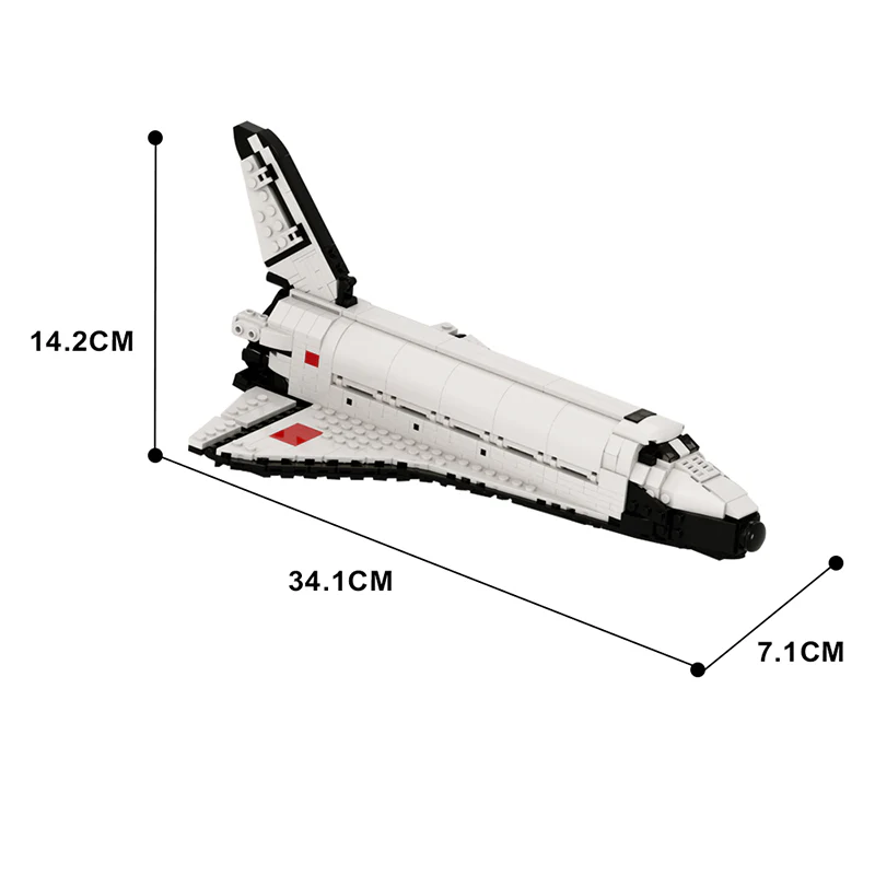 GOBRICKS MOC 86697 1:110 Buran Collector's Edition - YWOBB