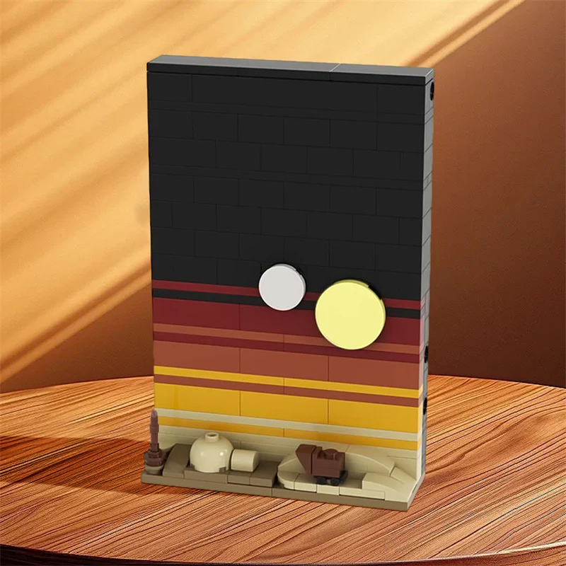 GOBRICKS MOC 149666 Postcard From Tatooine - YWOBB