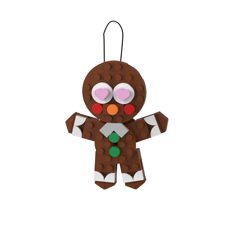 GOBRICKS MOC A0076Y06 Christmas pendant-Christmas bear - YWOBB