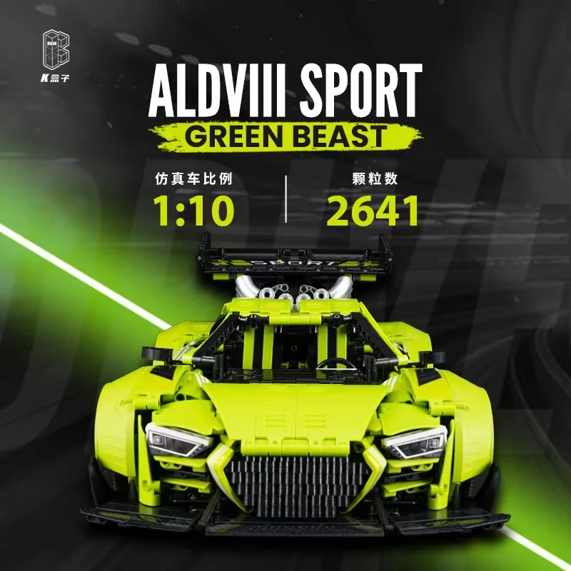 K-BOX 10516 1:10 Audi R8 - YWOBB